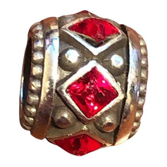 COPY - Brighton Red Spark  Bead Charm New - Picture 1 of 1